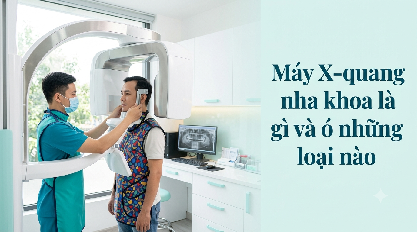 Máy X-quang nha khoa là gì và có những loại nào